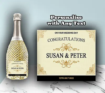 £2.79 • Buy Personalised Champagne / Prosecco / Wine Bottle Label - Birthday Wedding Sticker