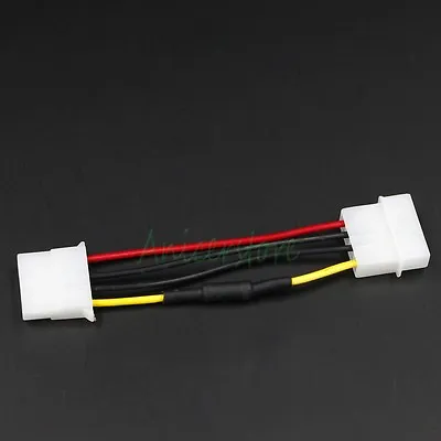 Cooling Fan Molex 4pin M/F 30% Noise Speed Reduction Resistor Extension Cable • $6.66