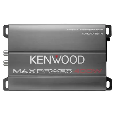 Kenwood Compact 4-Channel Digital Amplifier - KAC-M1814 • $209