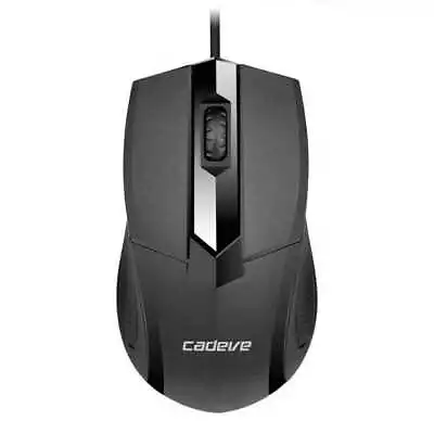 £6.85 • Buy Wired USB Mouse For PC Laptop Computer Optical Scroll Wheel Black FULL SIZE