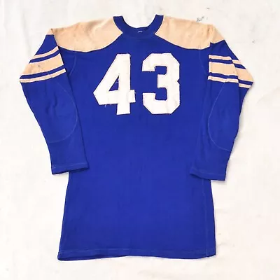 Vintage Lowe And Campbell Durene Two Tone Football Jersey 1940s • $325