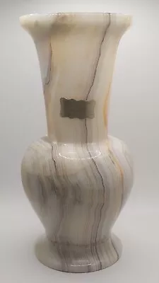 HOME DECOR Genuine Pakistan Polished Marble Onyx Vase 7.3 Lbs 10  Height • $65