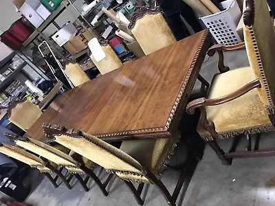 Vintage DOEZEMA FURNITURE COMPANY 1929-1955 Dining Table Leaves Buffet Chairs • $1