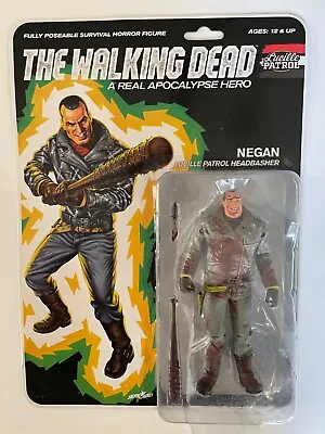 New McFarlane Toys Skybound The Walking Dead BLOODY NEGAN Lucille Patrol Figure • $18