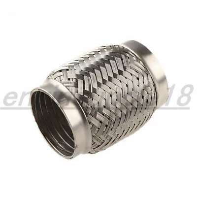 Exhaust Flex Pipe Bellow Stainless Steel Flexible Joint Coupler 2.5  ID X 4  L • $24.32