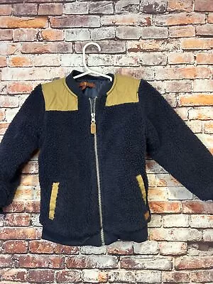 7 Seven For All Mankind Blue Toddler Jacket Fleece Coat Boys Size 4t • $17.69