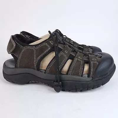 Canyon River Blues Hiking Sandals Womens 8 / Mens 7 Leather Buckles Strappy * • $18.95