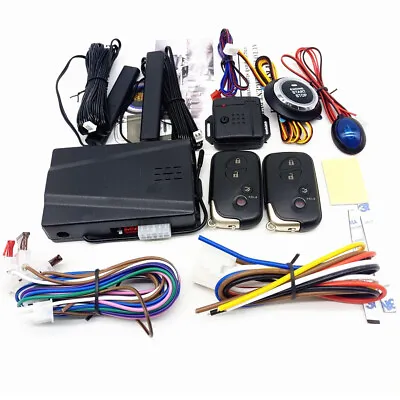 Car Keyless Entry Engine Start Security Alarm System Push Button Remote Control • $83.60