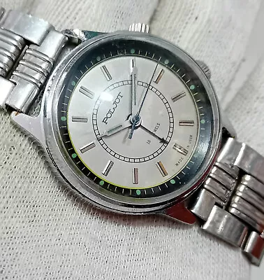 POLJOT ALARM  OLD 1970 S  Mechanical  WRIST Watch MADE IN USSR  СССР • $49