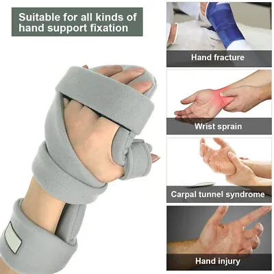 Adjustable Resting Hand Splint Stroke Hand Splint For Sprain Men And Women USA • $18.85
