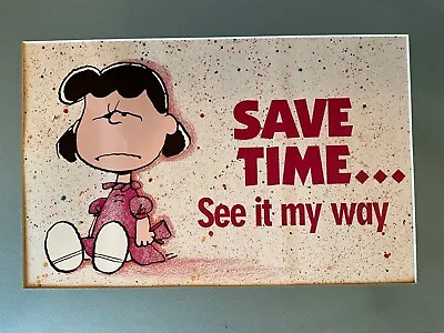 Vintage Peanuts Poster Lucy Argus • $30
