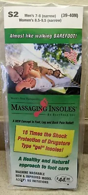 1 Pair Massaging Insoles BestSole Men/Women Size S2 ** FREE SHIP SAME DAY ** • $19.99