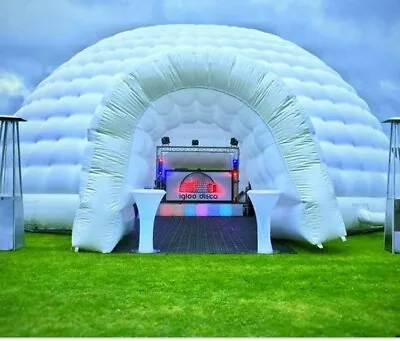 Marquee Hire Inflatable Dome Igloo Hire  Party Tent Nightclub Event Hire 8m X 8m • £695