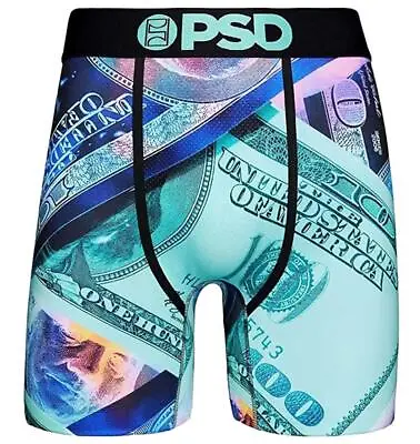 PSD Thermal Washed Money Long Boxer Briefs Double Layer Mesh Men's NWT • $23.99