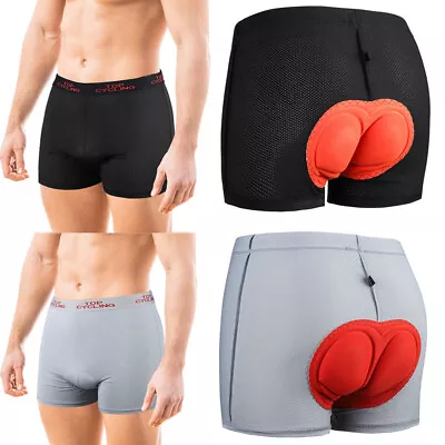 Men's Cycling Shorts MTB Bicycle Mountain Bike Shorts Riding 3D Padded Underwear • $12.98