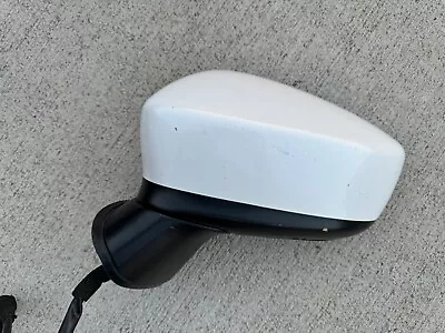 2014-2016 Mazda 3 Mazda3 Driver Left Mirror Power Blind Spot Meteor White OEM • $129.99