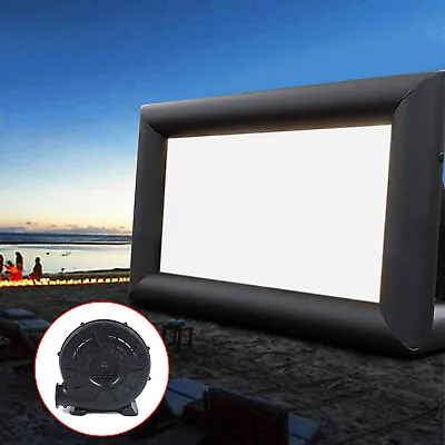 $161.50 • Buy Inflatable Movie Screen 5x3m Outdoor Projector Screen Home Theater W/ Blower