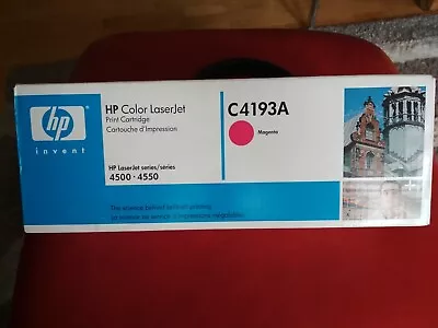 £9.99 • Buy HP Color Laserjet Print Cartridge C4193A Magenta HewlettPackard 4500 4550 Series