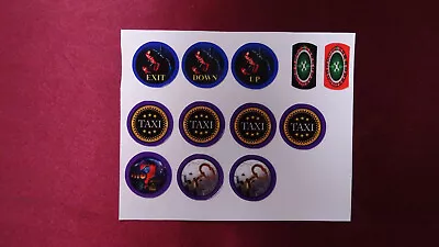 Bally WhoDunnit Pinball Machine Target Decal Set • $20