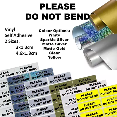 Please Do Not Bend Sticker Wedding Invites Invitations Paper Card Envelopes DIY • $8.59