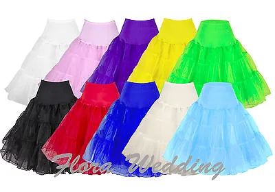 £10.99 • Buy Rock N Roll Net Skirt/50s Vintage Petticoat/Retro Underskirt/Fancy Tutu Costume