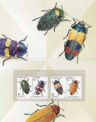 Australia 2016-jewel Beetles  Post Office Pack • $9