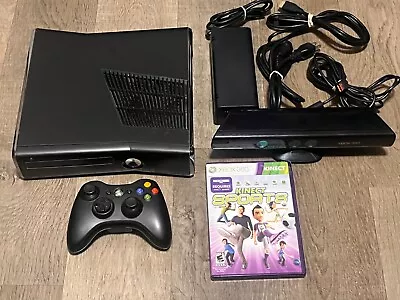 Microsoft Xbox 360 Slim 250GB Kinect Set Console System Model 1439 Kinect Sports • $139.99