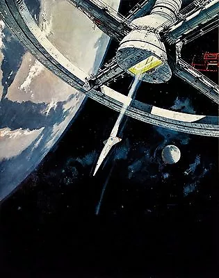 2001 A Space Odyssey Textless Vintage Movie Poster  Film A4 A3 Art Print Cinema • £5.99