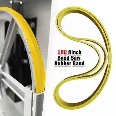 £7.24 • Buy WoodWorking Band Saw Rubber Band Band Saw Scroll Wheel Rubber-Ring 8Inch ​New