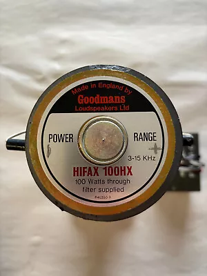 Goodmans Loudspakers Ltd HIFAX 100HX Horn Tweeter (midrange) • $90