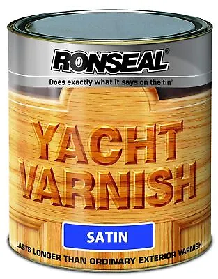 £12.67 • Buy Exterior Yacht Varnish Satin 250ml RSLYVS250
