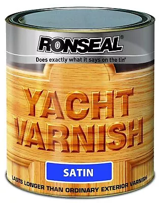 £12.67 • Buy Exterior Yacht Varnish Satin 250ml RSLYVS250