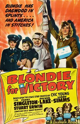 Blondie For Victory - 1942 - Movie Poster • $9.99