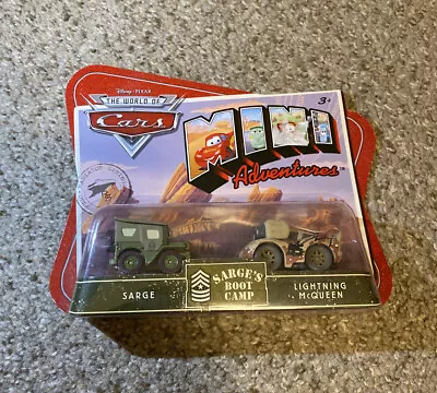 Disney Pixar Cars MINI ADVENTURES Sarge’s Boot Camp “Sarge & Lightning McQueen” • $21.40