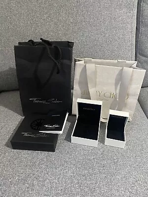 Designer Jewellery Gift Bags And Boxes Bundle - Thomas Sabo Pandora Jimmy Choo • £12