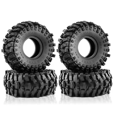 £25.99 • Buy 118mm 1.9  Rubber Tire Wheel Tyre For 1/10 RC Crawler Car Traxxas TRX4 D90 Axial