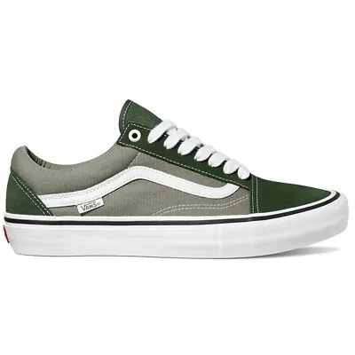 Vans Old Skool Pro Forest White Shoes • $80