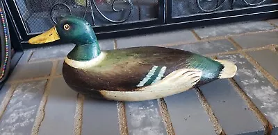 Antique Duck Decoy Mallard • $71