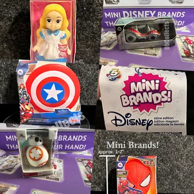 Zuru Mini Brands Disney Store 5 Surprise Pick Your Mini Toy Series 1 2 Disney100 • $0.99