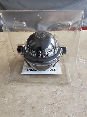 Vintage Aqua Meter Marine Model A80 Black Ensign Compass Made In USA  • $25