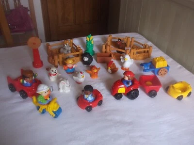 £14.99 • Buy Fisher Price Little People Farm Bundle - Animals Figures Tractor, Cars.