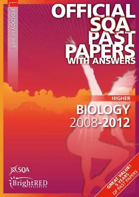 £2.25 • Buy Biology Higher 2012 SQA Past Papers By Scottish Qualifications Authority