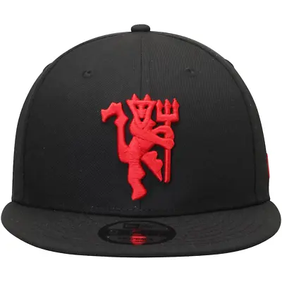 Manchester United New Era Premier League Side Patch 9FIFTY Snapback Hat~Black • $29.99