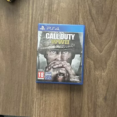 Call Of Duty WWII World War 2 For Sony PlayStation 4 - Video Game 2017 • £0.99