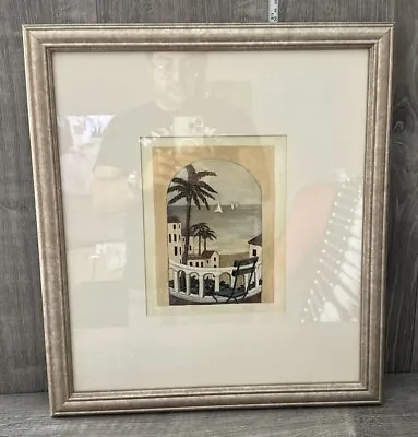 C Winterle Olson Framed Hanging Wall Art Signed Print Plantation Vintage (MM) • $24.99