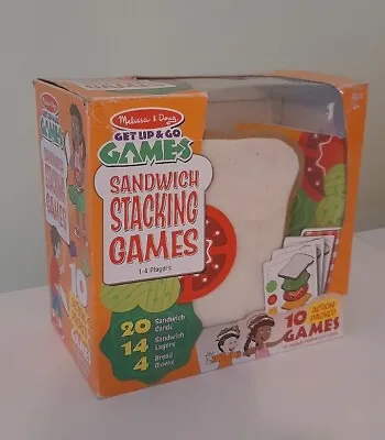 Melissa And Doug Game Sandwich Stacking Toy Educational Learning  Family Ages 4+ • £10.99