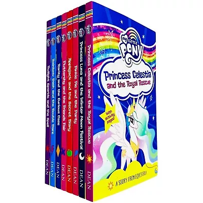 My Little Pony 8 Books Collection Set Princess Celestia And The Royal Rescue • £16.78