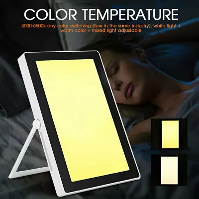 35000 Lux LED Light Sad Happy Light Box Therapy Seasonal Affective Disorder Lamp • £18.99