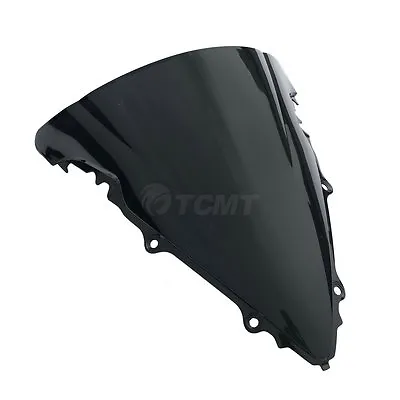 $15.95 • Buy Black Windshield Windscreen Dual Bubble Fit For Yamaha YZF R6 600 2003-2005 04