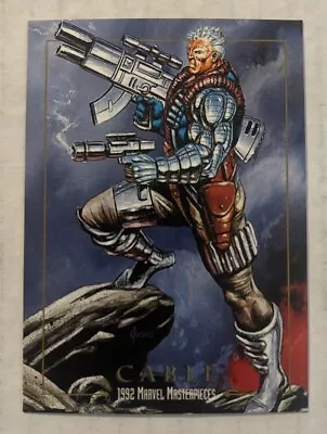 1992 MARVEL MASTERPIECES # 18 Cable ( Damaged ) • $0.99
